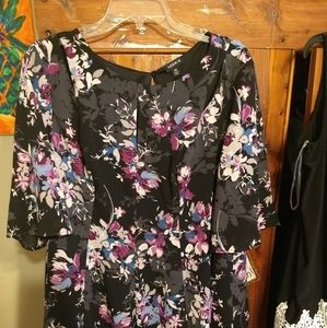 Size 16 Torrid flutter sleeve dress